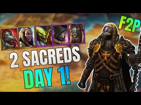 CRAZY SUMMONS ALREADY! DAY 1 OF MY NEW F2P RAID ACCOUNT! | Raid Shadow Legends