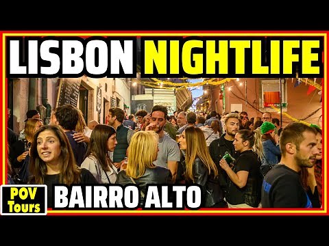 Nightlife in LISBON, Portugal | BAIRRO ALTO District
