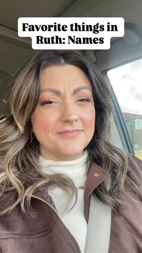 Ruth is a masterclass in storytelling. It’s beautiful, balanced and clever. One wonderful element is the names all matter! Look at the meanings and they tell the story. Check it out next time you’re reading Ruth! #lindsayschott #ruth | Lindsay Schott Creative