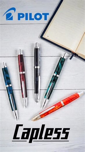 ONLINE MANTRA on Instagram: "✨ Elegance, redefined. ✨ Discover the artistry of the Pilot Capless Marbled Fountain Pen – where innovation meets timeless design. 🖋️ A seamless retractable nib mechanism, wrapped in a marbled finish that whispers sophistication. 🎨 Available in 5 exquisite colours, each crafted to complement your personal style. 🌐 Exclusively at OnlineMantra.in – India’s destination for luxury writing instruments. Because writing isn’t just an act, it’s an experience. ✍️💫 #PilotC