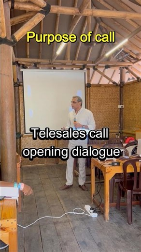 Telesales call opening dialogue