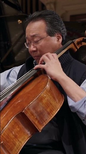 Yo-Yo Ma and Kathryn Stott performing "Ave Maria" (J.S. Bach/Gounod)🩵 #shorts #classicalmusic