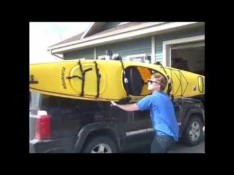 Thule Hullavator Pro 898 Lift Assist Kayak Carrier for Car Roof Racks