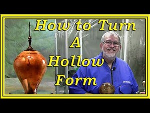 Woodturning a Hollow Form By Dean's Woodworking #woodturning #woodturningforbeginners #hollowform