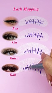 1.1M views · 2.3K reactions | Perfect lashes start with the right map ✨ Fox, Cat, Kitten or Doll — precision mapping creates flawless results 懶 Lash smarter, not harder #ProLashArtist #LashDesign #LashTools #LashKnowledge#veyes#veyelashofficial#VEYESLASHES#lashtips#lashpro#lashwithme#lashmap | Veyelash Factory | Facebook