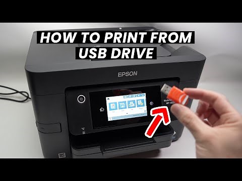 How to PRINT from USB Drive Using the Epson WorkForce Pro WF-4820