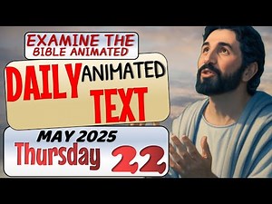 JW DAILY ANIMATED TEXT 🔵JEHOVAH AND HIS BELOVED SON. ✅ EXAMINE THE BIBLE ANIMATED