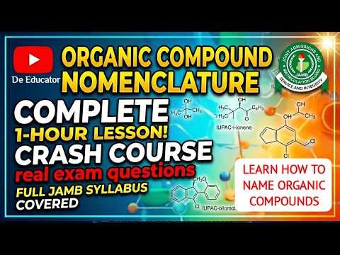 Organic Chemistry Nomenclature Crash Course (With Practice Questions) 🔥