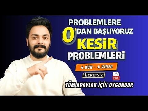 Kesir Problemleri – En Temel Seviye | Sıfırdan Başlıyoruz (Sıfır Problemler Kampı | Gün 4 – Video 4)
