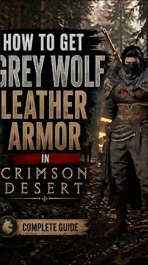 Best Wolf Armor in Crimson Desert! Grey Wolf Set Location & Guide 🐺 #shorts
