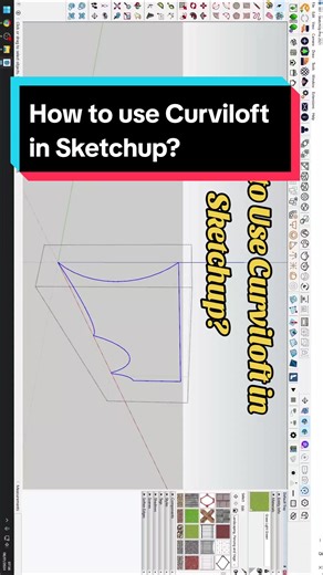 Tutorial Cara Pake Plugin Curviloft di Sketchup
