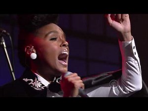 HIGH QUALITY Janelle Monáe - Tightrope (on David Letterman) HD 1080p 720p