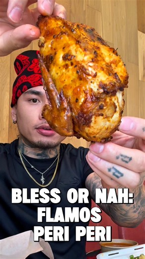 BLESS OR NAH: FLAMOS PERI PERI CHICKEN #mukbang #periperichicken