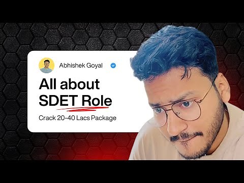 SDET Role Explained | Skills, Career Path & Interview Prep | Watch in 1.5x