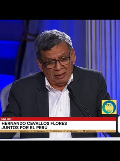 El caos se escribe con K, le responde el vocero de JPP en materia de Salud, Hernando Cevallos, al representante fujimorista. #CCBnoticias
