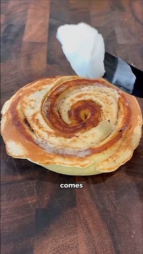 Make These Cinnamon Roll Stuffed Pancakes 🥞 #cinnamon #stuffing #pancakes #yummy #recipe #Thanksgiving #viralreels #reels | Genius Inventions