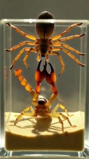One Ant… One Deadly Scorpion 😱 | POV Wildlife #wildlife #scorpion#shorts#aivideo