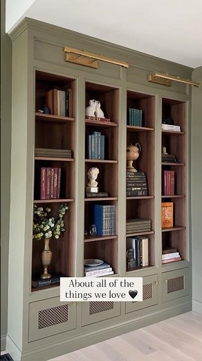 Styling our IKEA Billy back library bookcases! #library #ikeahack #billybookcase