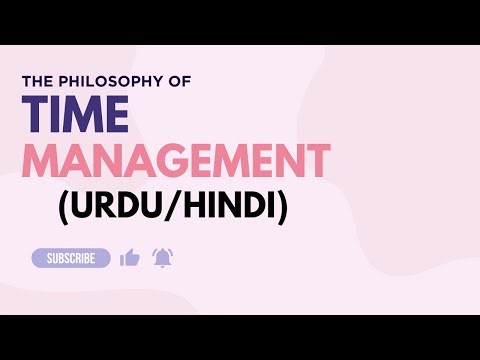 The Philosophy of Time Management