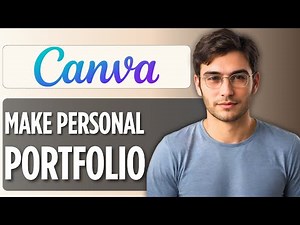 How To Make A Personal Portfolio Using Canva 2025 | Step-by-Step Tutorial for Beginners