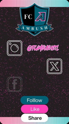 35 reactions | St. Louis Ambush Nation… it’s time to LEVEL UP! Introducing our new USL2 squad — FC AMBUSH New team. Same Ambush pride. Follow. Like. Share. Be part of the next chapter as we build something special this summer! Follow FC Ambush now and rep STL the right way! #FCAMBUSH #USL2 #STLsoccer #AmbushFamily #RiseWithUs | St. Louis Ambush | Facebook