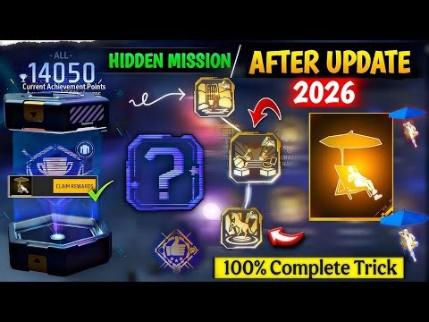 Free Fire Top 5 Easy Achievement Mission | 2026 New Trick 💯 | Free Emote