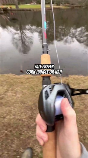 I like cork handles #bassfishing