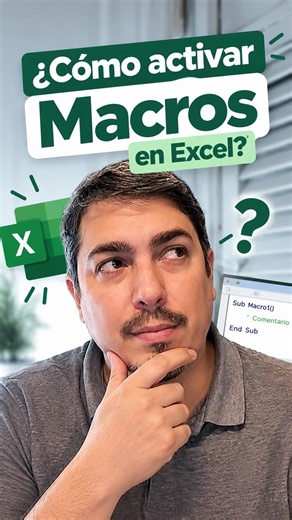 How to enable macros in Excel? | Quick tutorial ⚙️ #learnexcel #excelbasics #exceltips