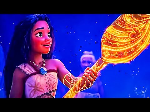 MOANA BECOME DEMIGOD SCENE IN MOANA 2
