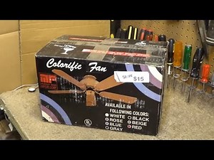 Installing a Murray Feiss CF50-42 42" Colorific Flush Mount Ceiling Fan