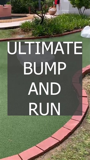 Incredible bump-and-run technique displayed by New Zealand's Cameron Couper here. It's not a technique you see come up all that often, thought it is a good one to have in the toolkit - when required it can lead straight to an ace! Today we're asking fans: what are some of the rare techniques you've seen? #golftournament #golfphotography #golfshop #golfvibes #sportsphotography #golfing #golflife | WMF World Adventure Golf Tour