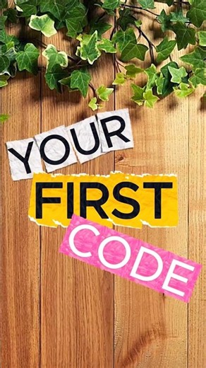 Write Your FIRST Line of Code in 15 Seconds! 💻 (Python for Beginners) #developmentwithabs #coding