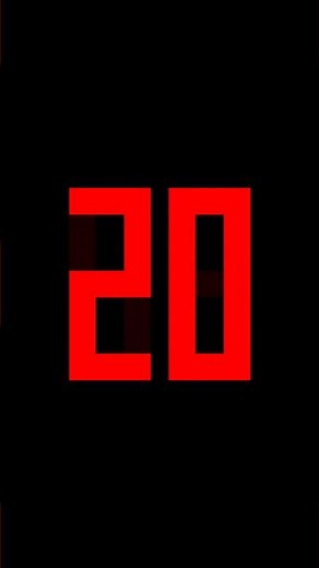 SILENT - 20 Second Countdown Timer - Digital Display - Red