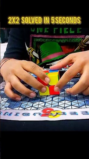 2x2 solved in 5 seconds at competition #rubikscube #cubing #speedcubing #1tranding #speedcube