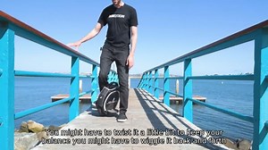 Watch How to learn to ride INMOTION V5 electric unicycle on Amazon Live