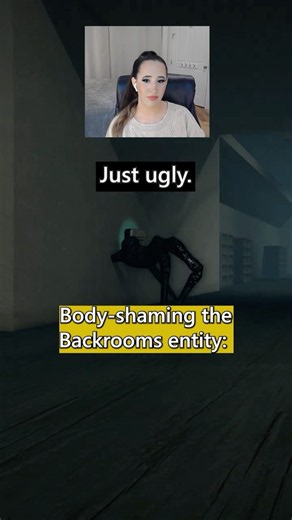 Making fun of the Backrooms monster #backroomsgame #robloxbackrooms #thebackroomsgame #robloxhorror