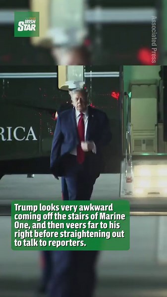Donald Trump appears unsteady after NBA Finals