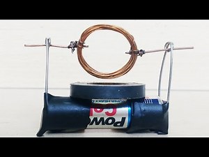 How to Make a Simple electric Motor at home