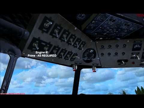[HD] FSX | DC-3 Engine Start Checklist [1080p]