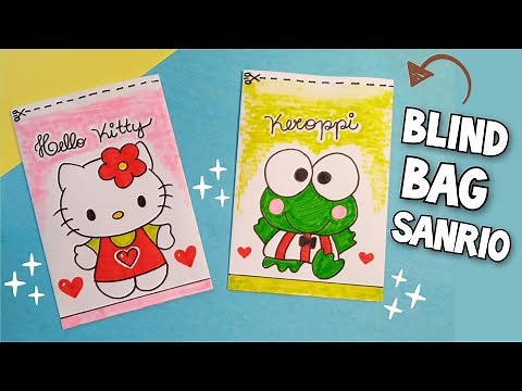How to Make blind bag Paper | Blind Bag Tutorial | Sanrio | Lovely Art DIY