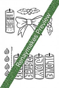 Advent Wreath Kids Activity With Lesson Plan - Etsy Canada