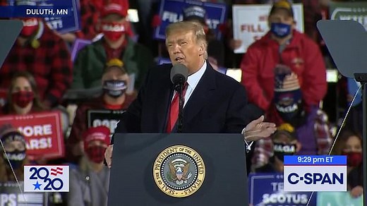 Trump takes aim at Hunter Biden during Minnesota rally