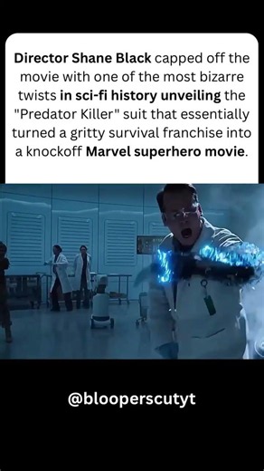 The Worst Movie Twist in Predator History! 💀🤖 #thepredator #predator #shorts
