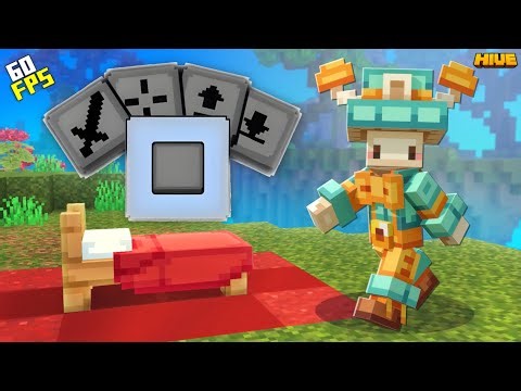 HIVE BEDWARS GAMEPLAY ON MOBILE || 60 FPS ||