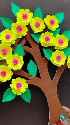 DIY Easy Paper Craft Tree Design Tutorial