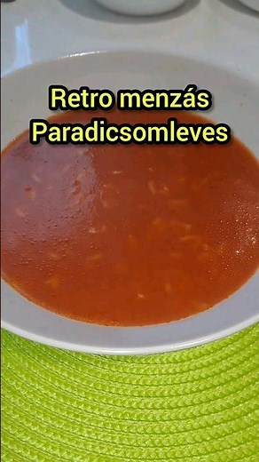 Menzás paradicsomleves