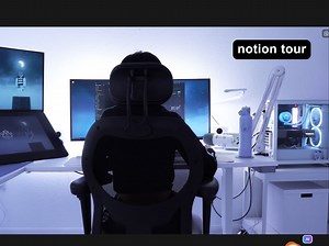 3D artist desk setup makeover ⧸ clean, white, minimal workspace, daily life vlog