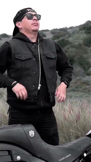 POV: Monday Rides Hit Different | First Mfg Co #leatherjacket #ridewithfirst #bikerstyle