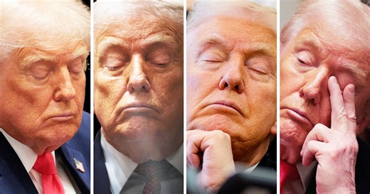 Sleepy Trump Trolled as National Napping Day’s New Mascot