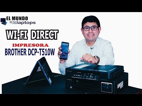 Configurar Wifi Direct Impresora Brother T510W T710W T910W